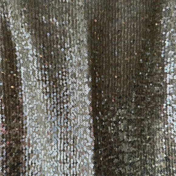 Sezane Malia Mini Skirt in Gold Sequins - Picture 6 of 7